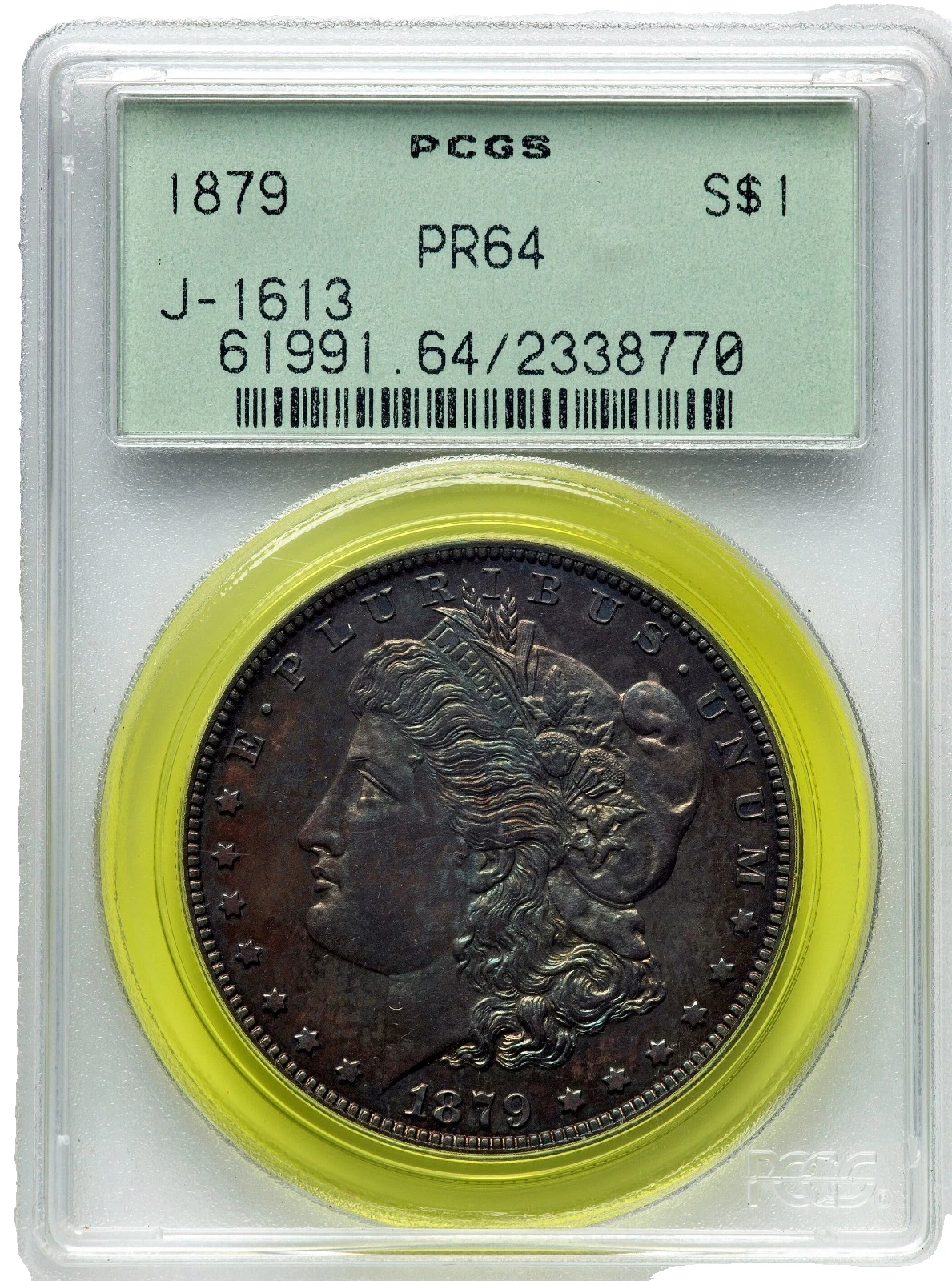 1879 $1 PATTERN D0LLAR J-1613 PCGS PR64 POLLACK 1809 SUPERB 1 POP HGHER #CC416-3
