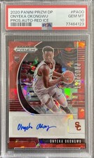 ONYEKA OKONGWU RC 2020 Panini Prizm Draft #PA-00 DP AUTO Red PSA 10 USC | Hawks