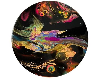  MAGIC CARPET RIDE  Acrylic Resined Painting By Adriana Naylor