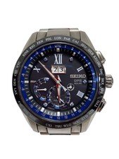 Seiko Astron 8X42-0AA0-3 Solar Analog Watch Blue Used