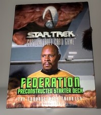 STAR TREK CCG Game Trouble with Tribbles Federation Starter Deck NEW