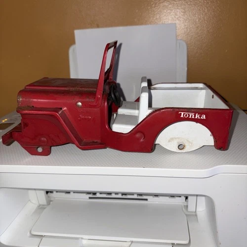 Tonka Jeep Red Fire. Parts Of Repair