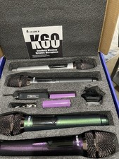 Wireless Microphone Set for Singing, 2.4GHz Rechargeable Handheld Microphones