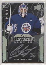 2020 SPx UD Black Lustrous Rookie Signatures /199 Tier 2 Ilya Sorokin Auto 04f2