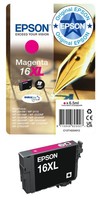 Epson 16XL Tinte Magenta FüR WF-2630WF, WF-2650DWF, WF-2660DWF, WF-2750DWF