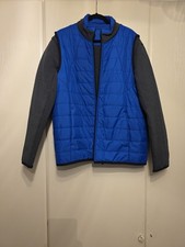 Image of Hugo Boss Men's Reversible Jacket Size XXL Regular Fit Blue and Grey Full Zip