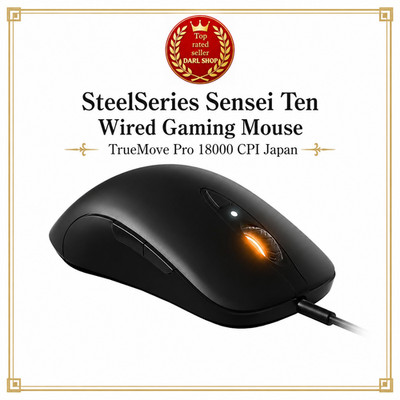 SteelSeries Sensei Ten kabelgebundene Gaming-Maus TrueMove Pro 18000 CPI Japan