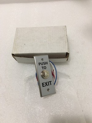 Exit Button DPDT Momentary New