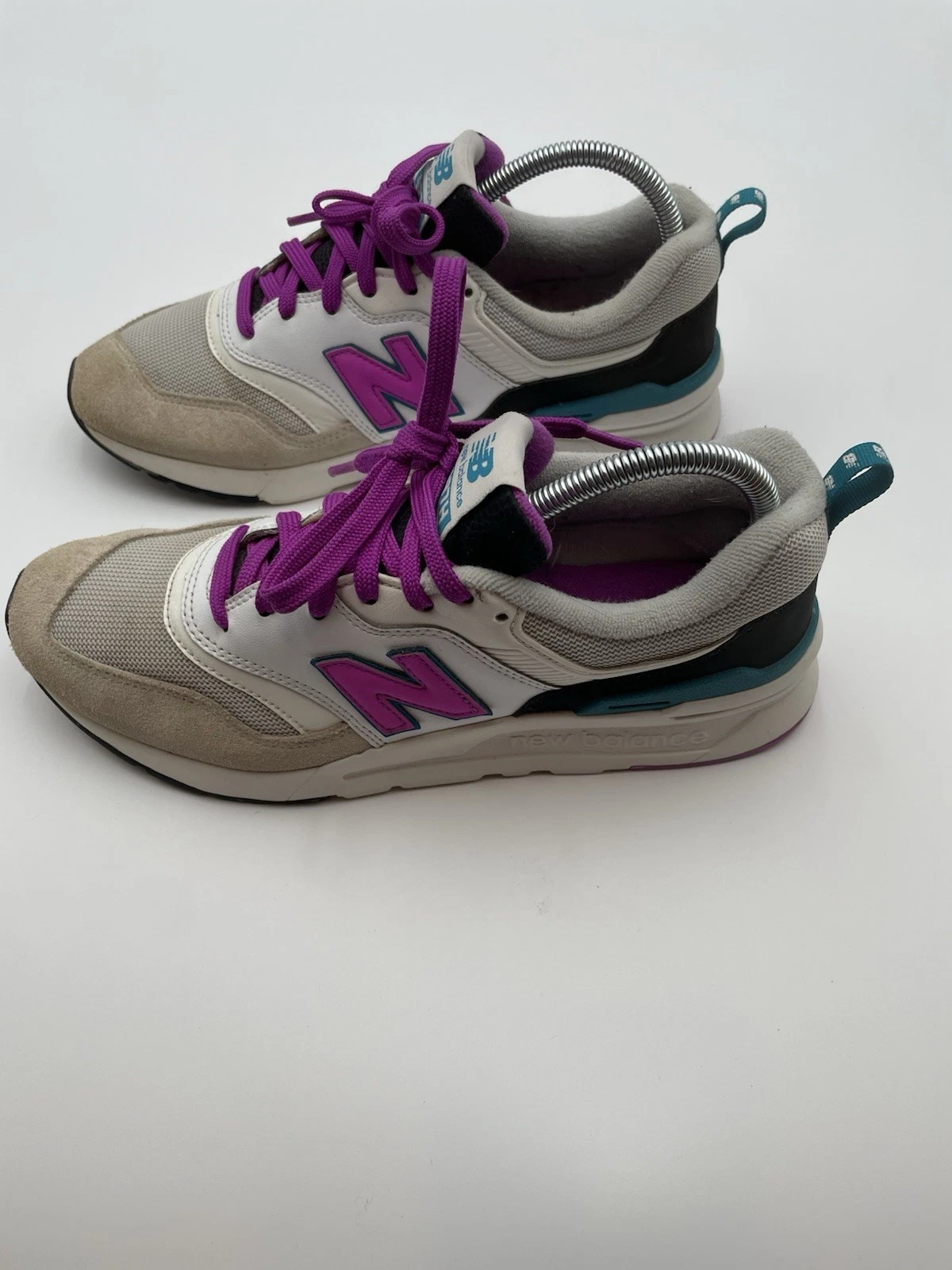 Scarpe da corsa leggere uomo New Balance misura 8 5 bianco blu viola 997h