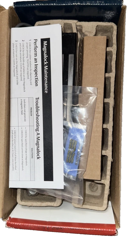 Securitron Magnalock Electromagnetic Lock, 600lbs Holding Force, 12/24VDC - Image 3 of 4