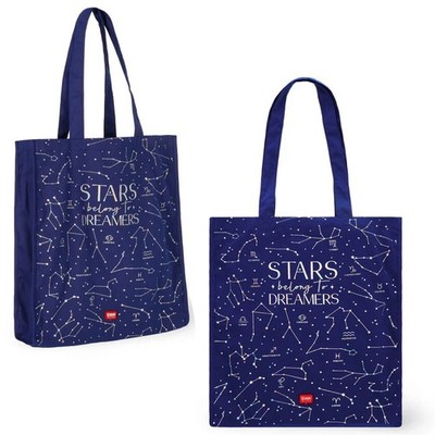 LEGAMI BEUTEL BAUMWOLLTASCHE TOTE BAG AUS BAUMWOLLE STARS STERNZEICHEN NEU OVP