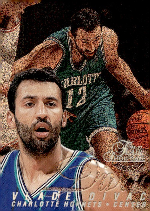 1996-97 Flair Showcase #79 Vlade Divac Flair Showcase Row 0 (Showcase) SP Clean