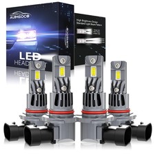 For Chevrolet Silverado 2500 Hd 2001-2006 Led Headlights White Bulbs Hilo Beam