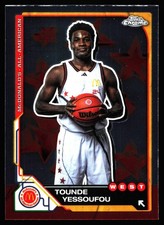 2025 Topps Chrome McDonald's - Base - # 15 Tounde Yessoufou