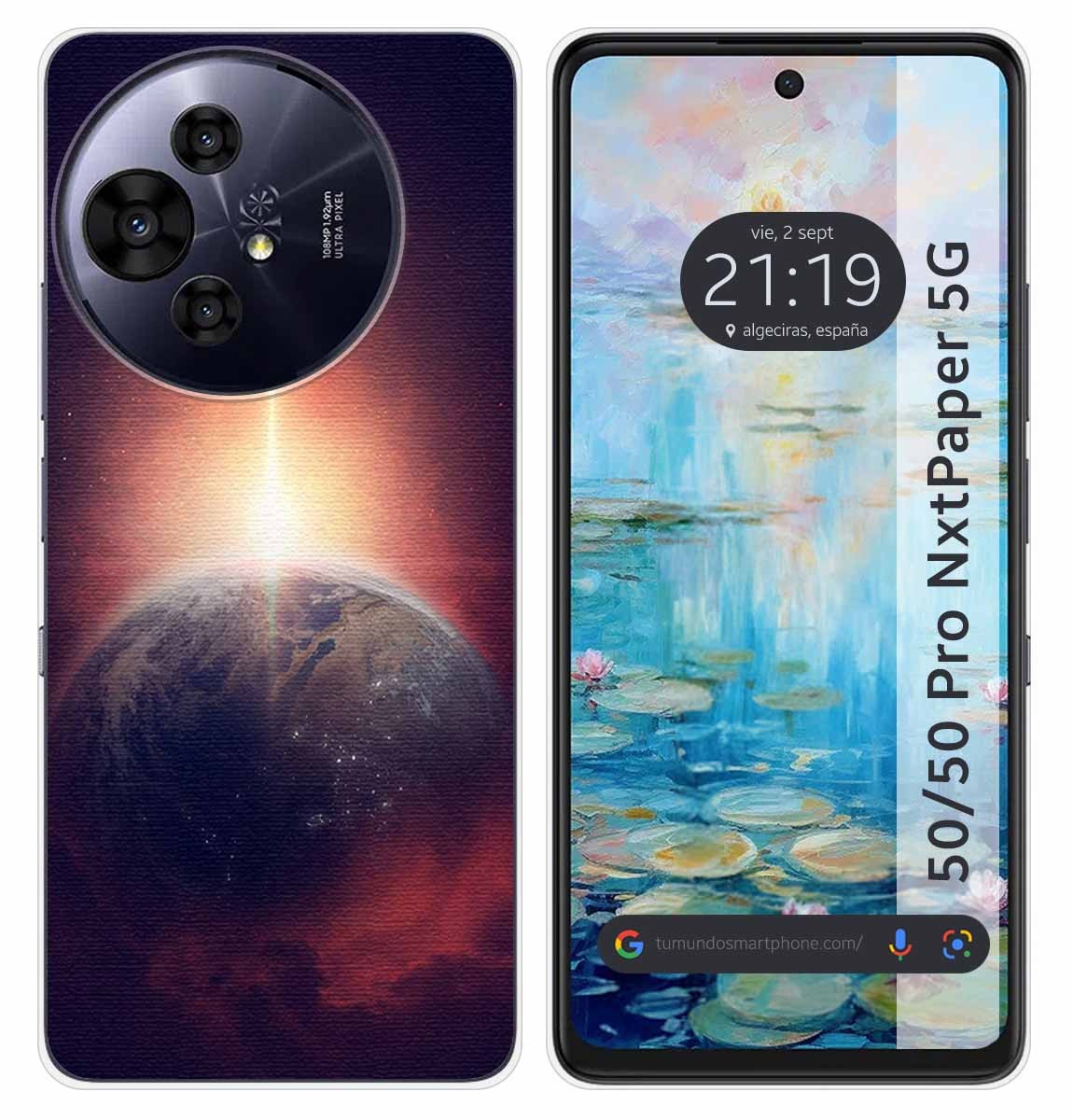 Custodia In Silicone Per TCL 50 / 50 Pro NXTPAPER 5G Design Terra Disegni