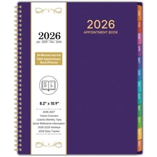 2026 Appointment Book/Planner - 8.2" x 11", Daily Planner 2026 from Jan. 2026.