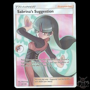 Sabrina's Suggestion #181/181 Team Up NM/Near Mint Pokemon 2019