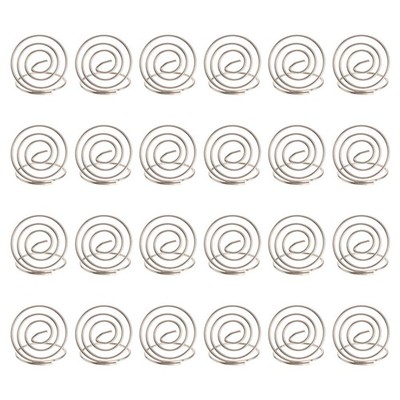  24 Pcs Speisekartenhalter Tischnummernhalter Büroklammern Fotohalter