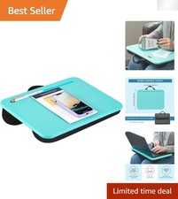 Aqua Sky Compact Lap Desk - Fits 15" Laptops, Perfect for On-the-Go Productivity