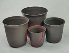 Pflanzenkübel rund Floras; Topf für Kakteen und Pflanzen S - Ø:14.8cm; H:14.8cm