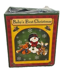 Baby  s First Christmas Keepsake Box 2002 Havoc Publishing NEW Sealed Vintage
