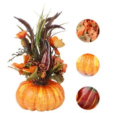 Pumpkin Ornament Pumpkins for Decorating Potted Plant Decoration Party Table