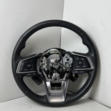 2022 SUBARU CROSSTREK DRIVER STEERING WHEEL W/BLUE STITCH HEATED OEM