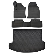 Gummimatten + Kofferraumwanne Set Passend Für Hyundai i30 Fastback Ab 2017