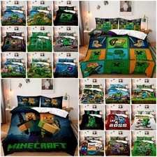 Kids Creeper 3D Duvet Cover Pillowcase Single Double King Doona Bedding Set Gift