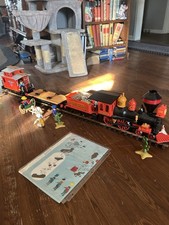 Playmobil 4054 Chemin De Fer Western "Steaming Mary" - Rare Pièce Déco