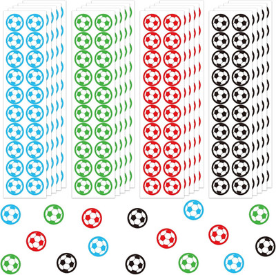 Mini Soccer Ball Stickers   400 PCS (20 Sheets), 0.59'' Small Reward Stickers in