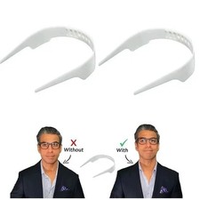 Adjustable Plastic Collar Stays Support Shaper Kit Shirt Collar Stiffener