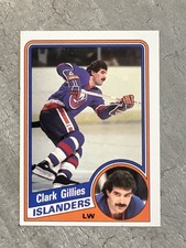 1984-85 Topps #94 Clark Gillies New York Islanders HOCKEY Card