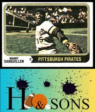 1974 Topps #28 Manny Sanguillen