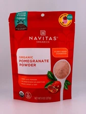 Navitas Organics Pomegranate Powder 8 oz - Plant Based Superfood NON GMO Organic