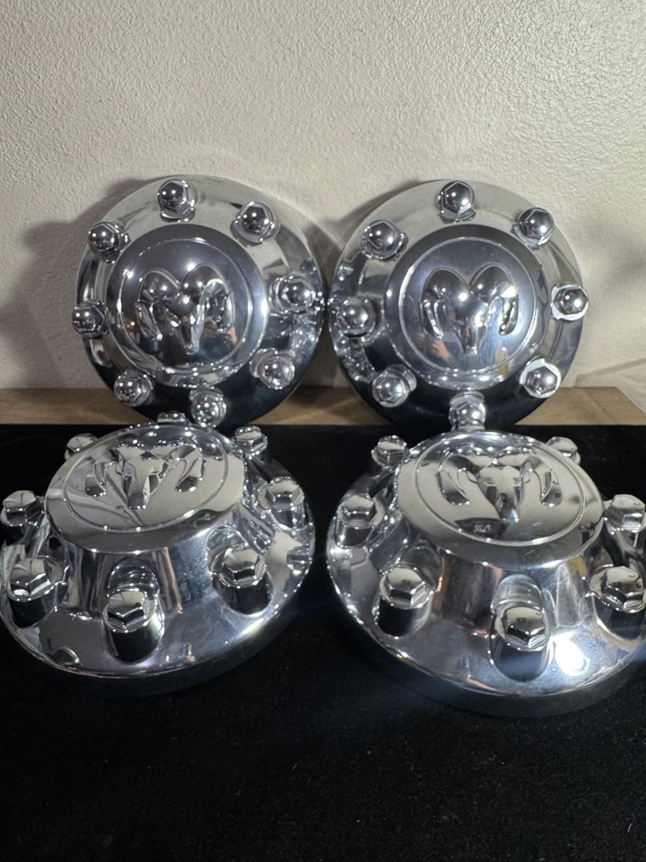 (1) OEM Dodge Ram 1500 2500 3500 Chrome Center Cap– 04726279AA 45043 Mopar - Image 3 of 4