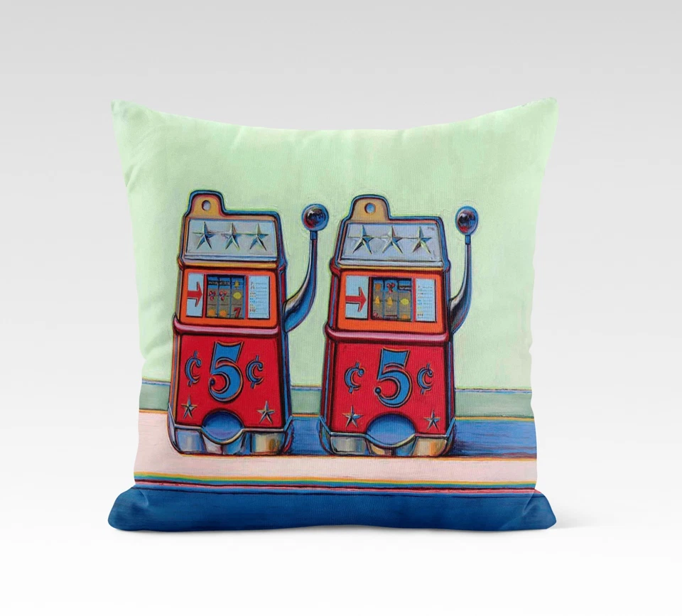 Lienzo estirado impresión artística giclée - póster - almohada. dos jackpots Foto 4 de 4