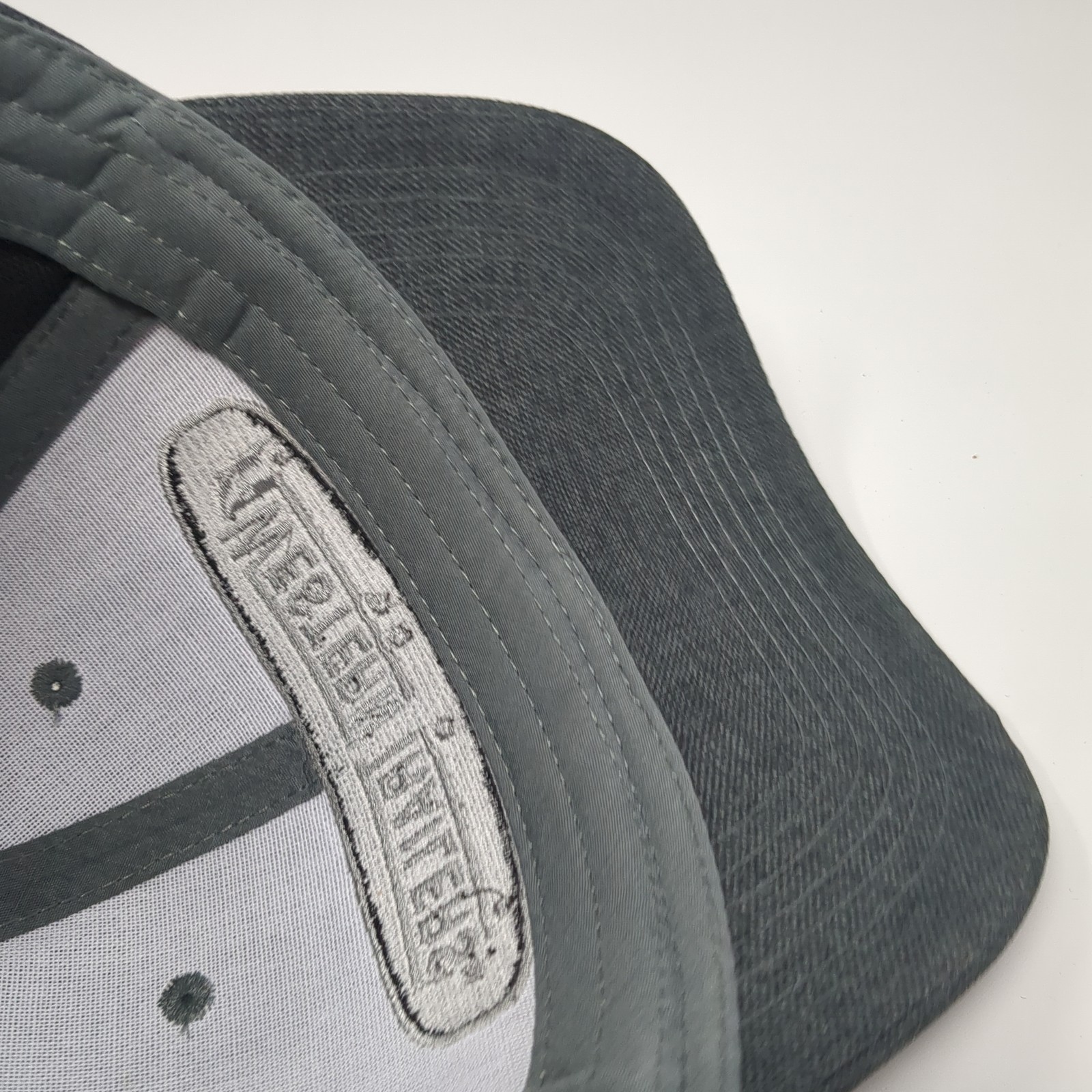 Western Trailers Strapback Hat Gray One Size Adju… - image 8