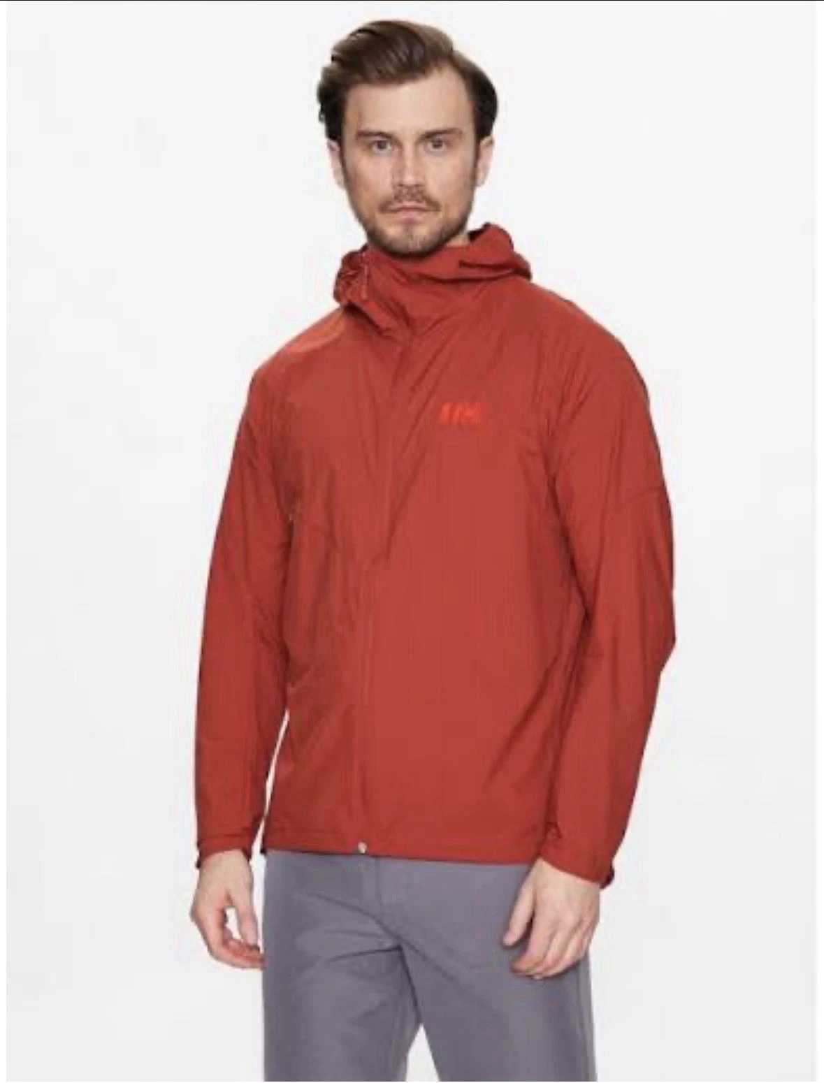 Helly Hansen Rapide Windbreaker Jacket Mens XS Deep Canyon Packable DWR NWT
Opens in a new window or