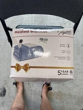 Brand New Homemate Heated Blanket – 10 Heat Settings, Auto-Off, Ultra Soft 72x84