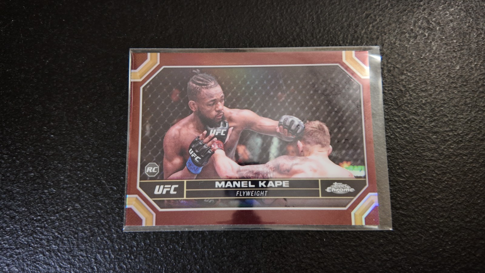 2024 Topps Chrome UFC - Manel Kape #119 Magenta Refractor (RC)