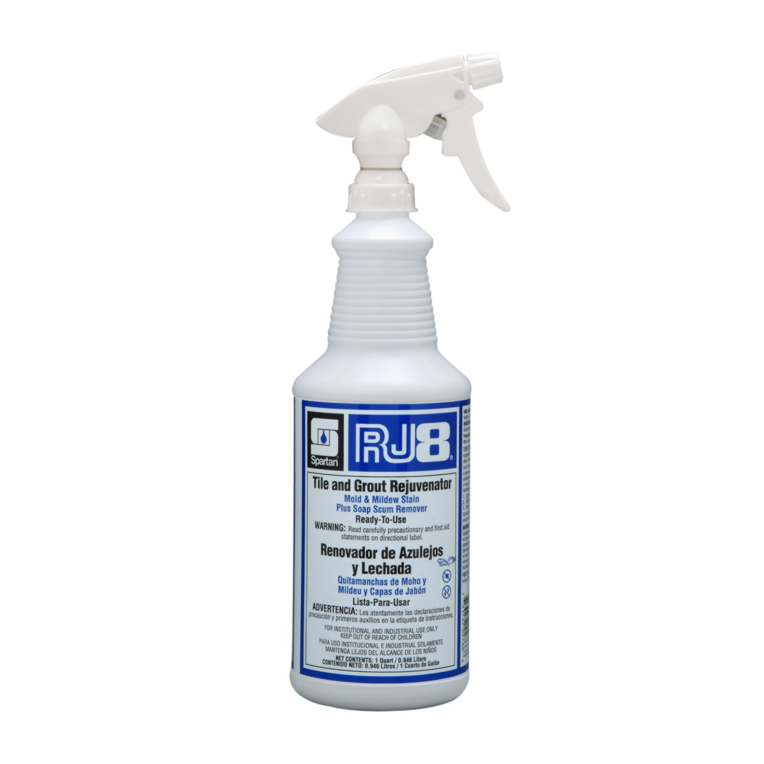 Case of 12 Spartan RJ8 Restroom Cleaner - Qt.