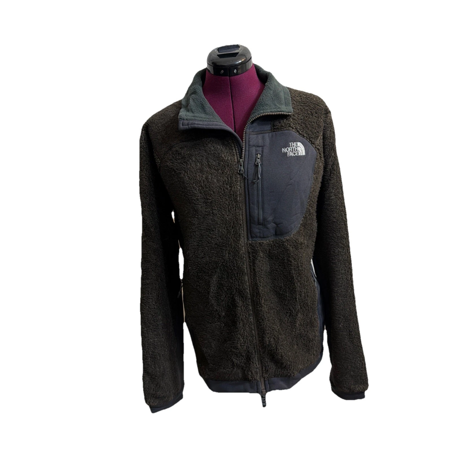 The North Face Men’s Grizzly Fleece Polartic Grey/Brown Sz S