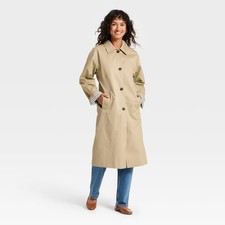Womens Twill Trench Coat - Universal Thread