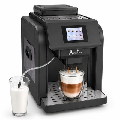 Acopino Monza Kaffeevollautomat mit Milchsystem Espresso Cappuccino Latte