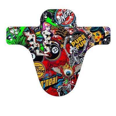 Azonic Splatter Fender Crank Fahrrad Spritz Schutz Schutzblech Kunststoff Multi