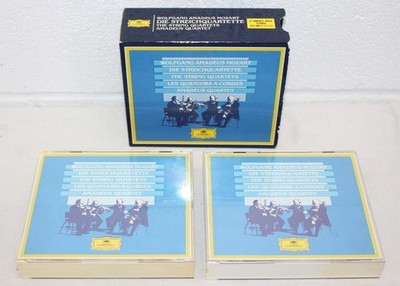 Mozart: The String Quartets / Amadeus Quartet 6 Disc Set GUC w/ Sleeve 423 300-2