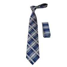 Men's Tie and Hankie Set Soft Microfiber Silky Vito Rofolo by J.Valintin VTR-20