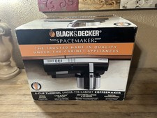 Black & Decker SpaceMaker Thermal SDC850 8 Cups Coffee Maker - Black for  sale online | eBay