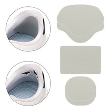 8 Pcs Shoe Heel Repair Patch Set Self-Adhesive Sneaker Inside Patches Light Grey